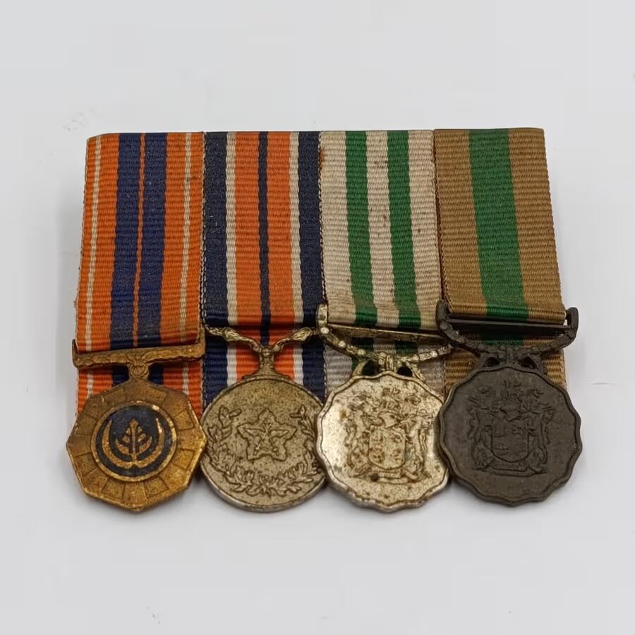 Set of 4 SADF miniature medals