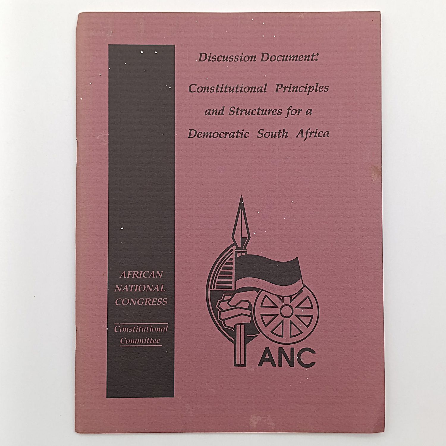 ANC Discussion document: Constitutional Principles and Structures for a Democratic South Africa