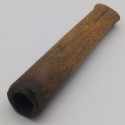 Short handcarved bushmen type smoking pipe