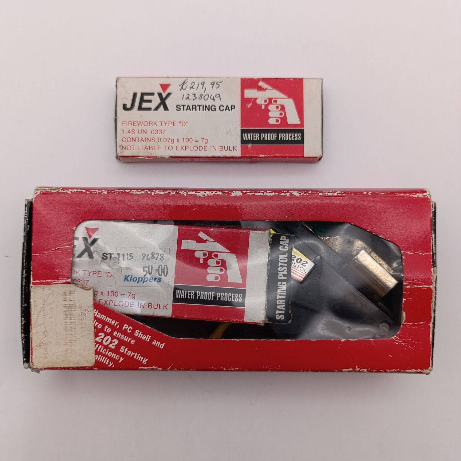 Jex 202 starting pistel with caps