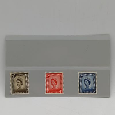 Isle of Man stamps 4d in 2 colors and 5d mint never hinged