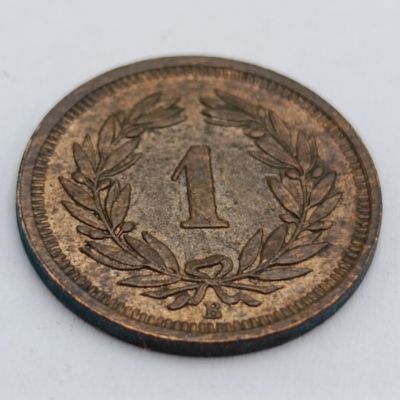 Switzerland 1936 AU one rappen