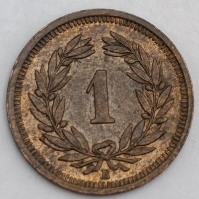 Switzerland 1936 AU one rappen