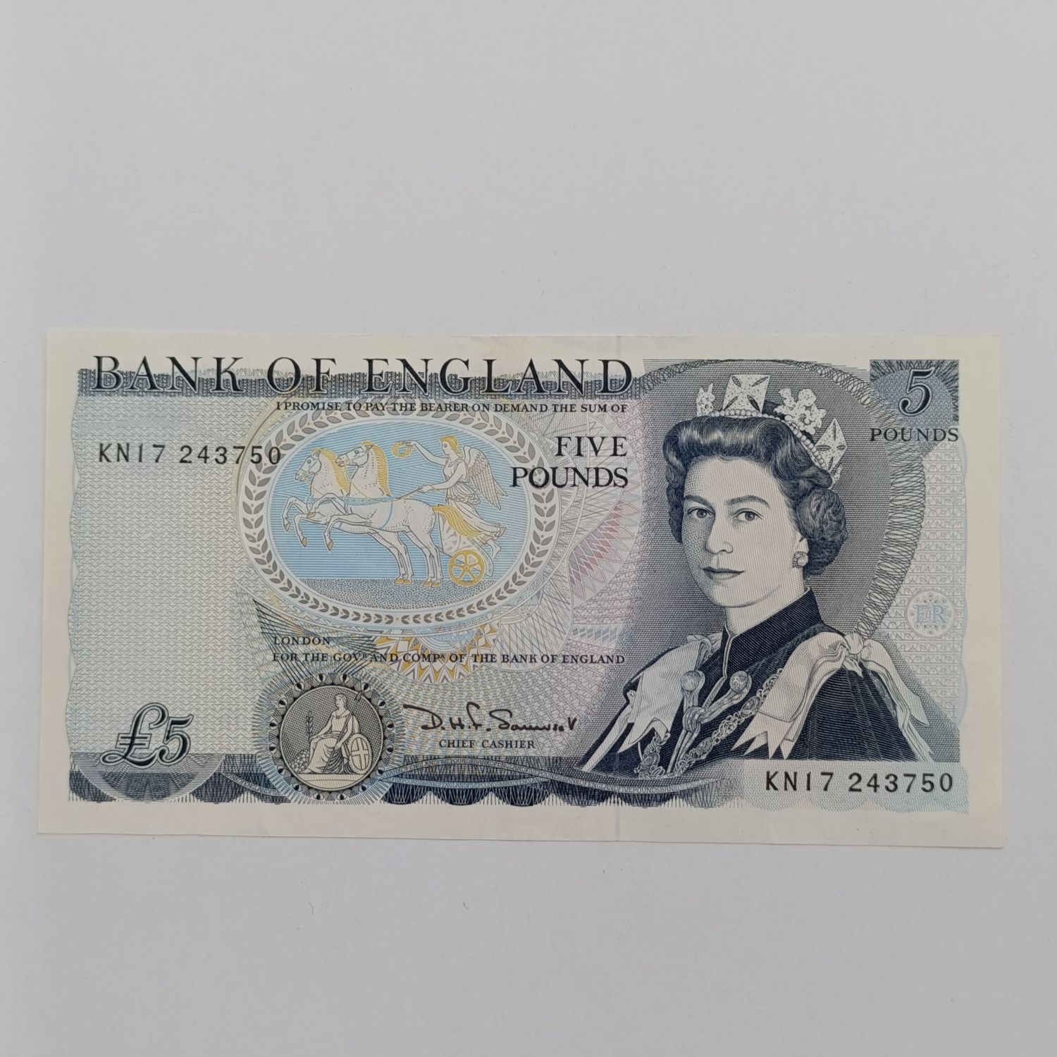 Bank of England 5 Pounds AU