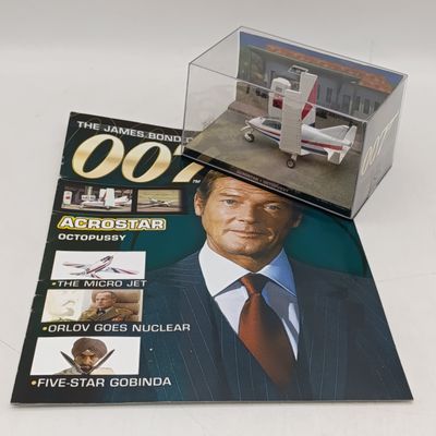 James Bond 007 Acrostar model plane with booklet - Octopussy