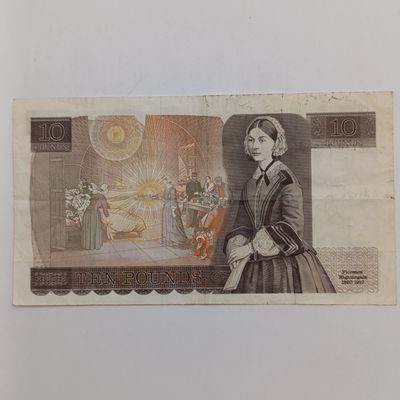 Bank of England Florence Nightingale 10 Pound Banknote