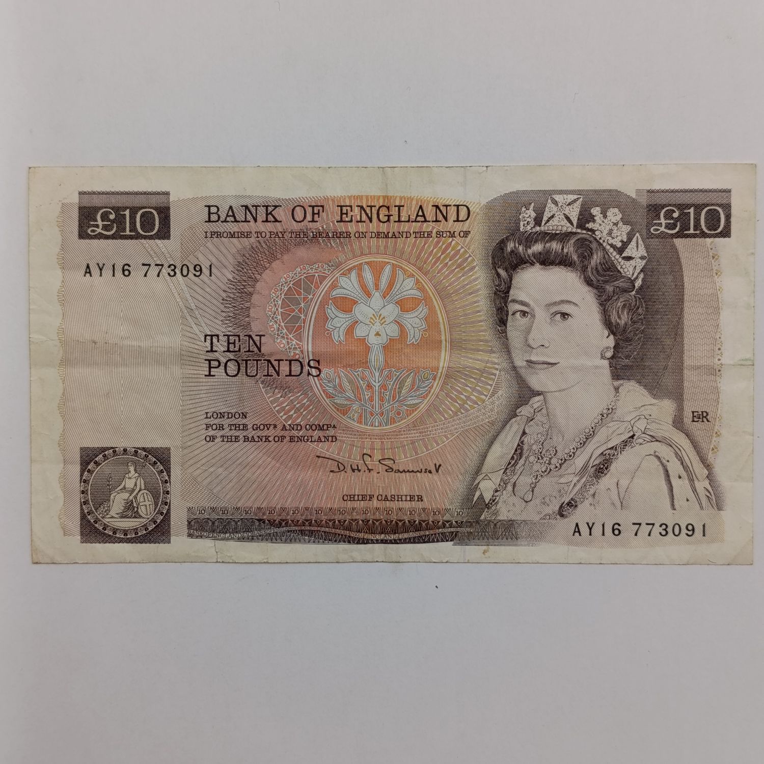 Bank of England Florence Nightingale 10 Pound Banknote