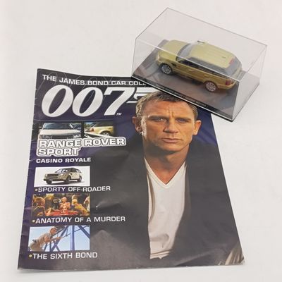 James Bond 007 Range Rover sport model car with booklet - Casino Royale