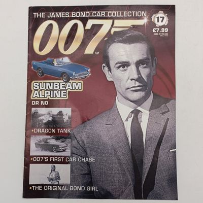 James Bond 007 Sunbeam Alpine model car with booklet - Dr No