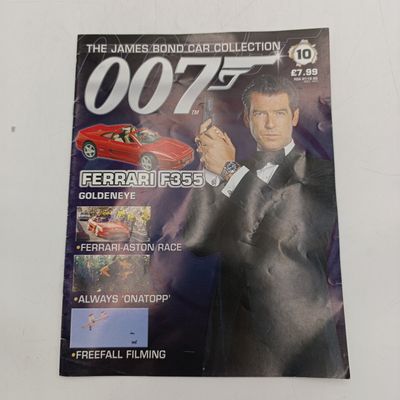 James Bond 007 Ferrari F355 model car with booklet - Goldeneye