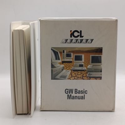 Vintage Microsoft MS - DOS Operating system with folder manuals
