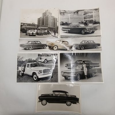 Lot of 8 photos of vintage cars - some original General Motors issued photos