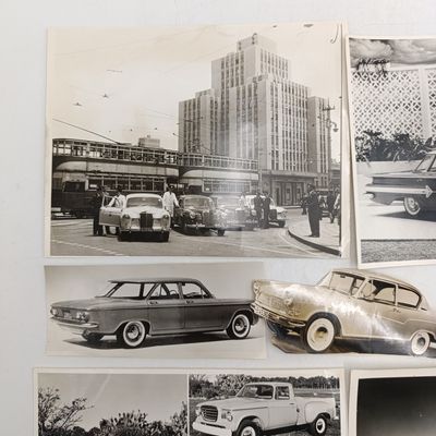Lot of 8 photos of vintage cars - some original General Motors issued photos