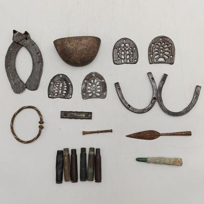 Lot of vintage Metal Detecting Finds from Oshikoto , Waterberg and Swakopmund area in German South West Africa