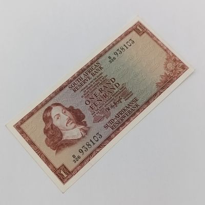 TW de Jongh second issue R1 note uncirculated with crease