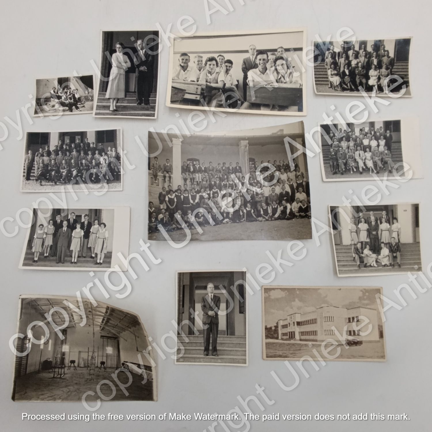 Lot of 12 photos related to windhoek High school - Late 1950's and early 1960's - From the Logic family