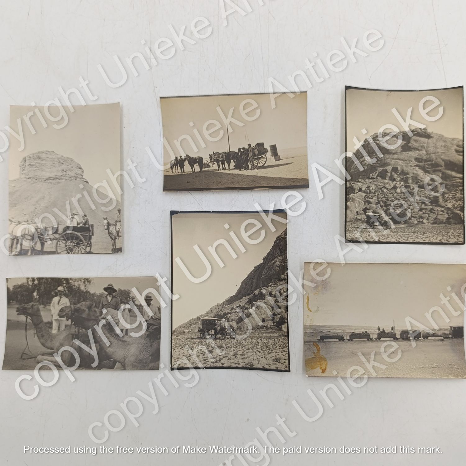 Lot of 6 photos taken in South West Africa Early 20th century
