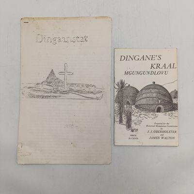 1970 info piece on Digaanstadt and Monument commission boch on Dingand's kraal
