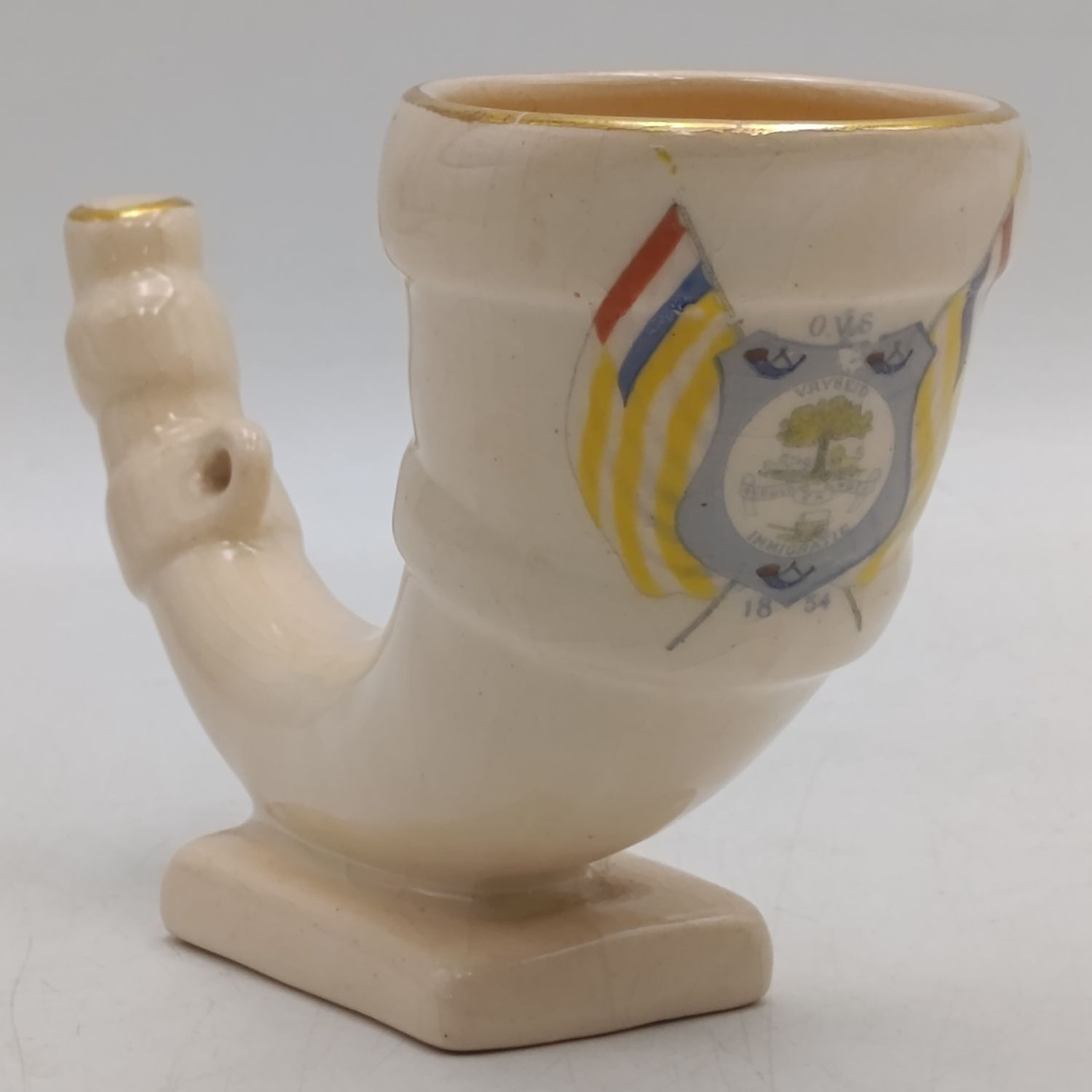 Voortrekker festival Orange Free State porcelain horn