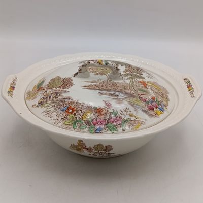 Swinnerton's The Ferry serving bowl with lid