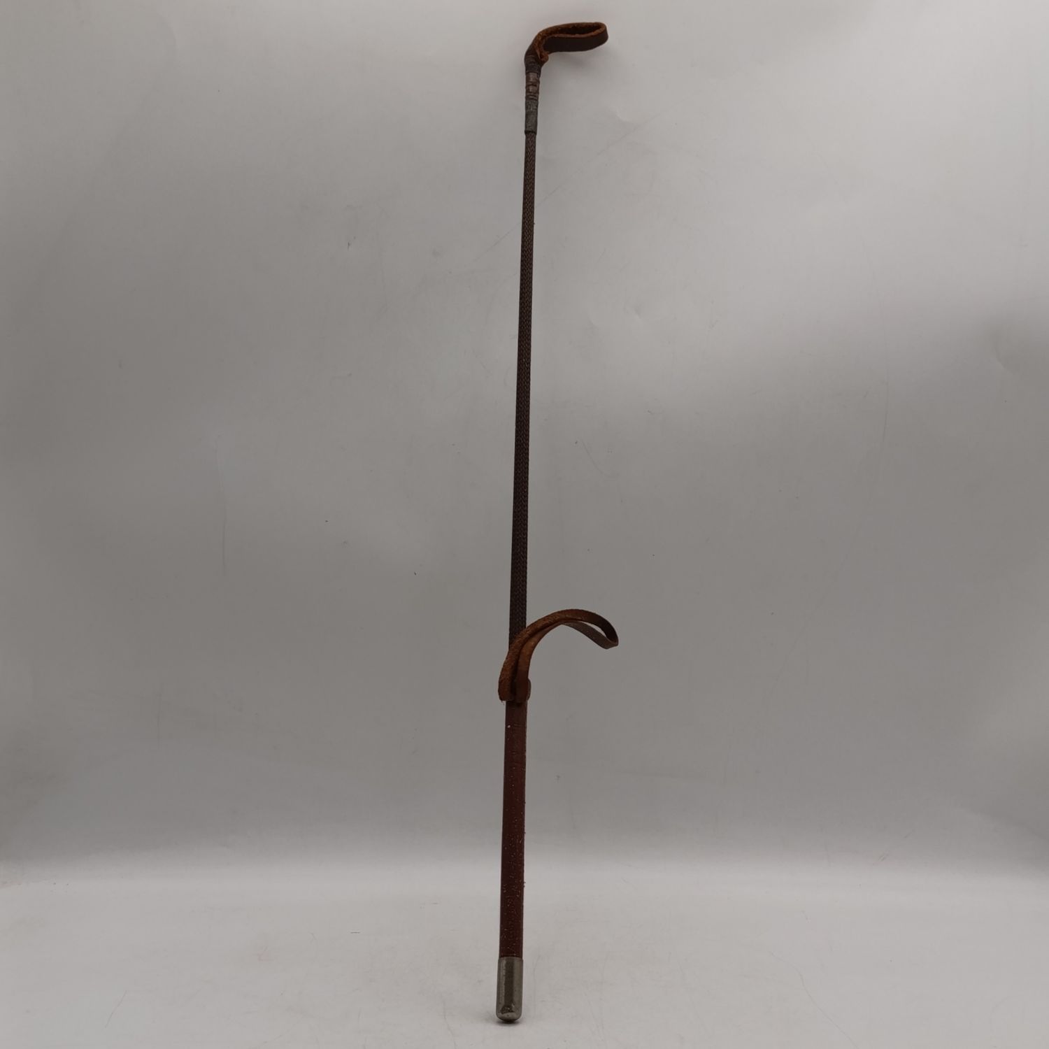 Vintage leather horse whip