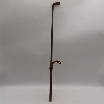 Vintage leather horse whip