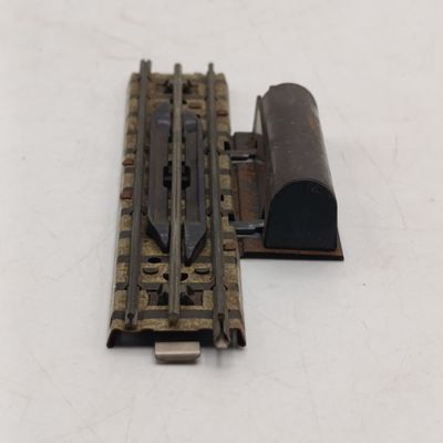 Lot of 18 Meccano Hornby Dublo assorted tracks and 2 flip - over switches