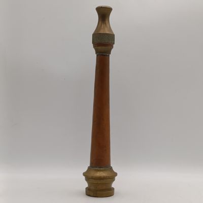 Vintage brass fire hose nozzle