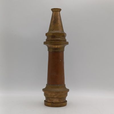Vintage brass fire hose nozzle