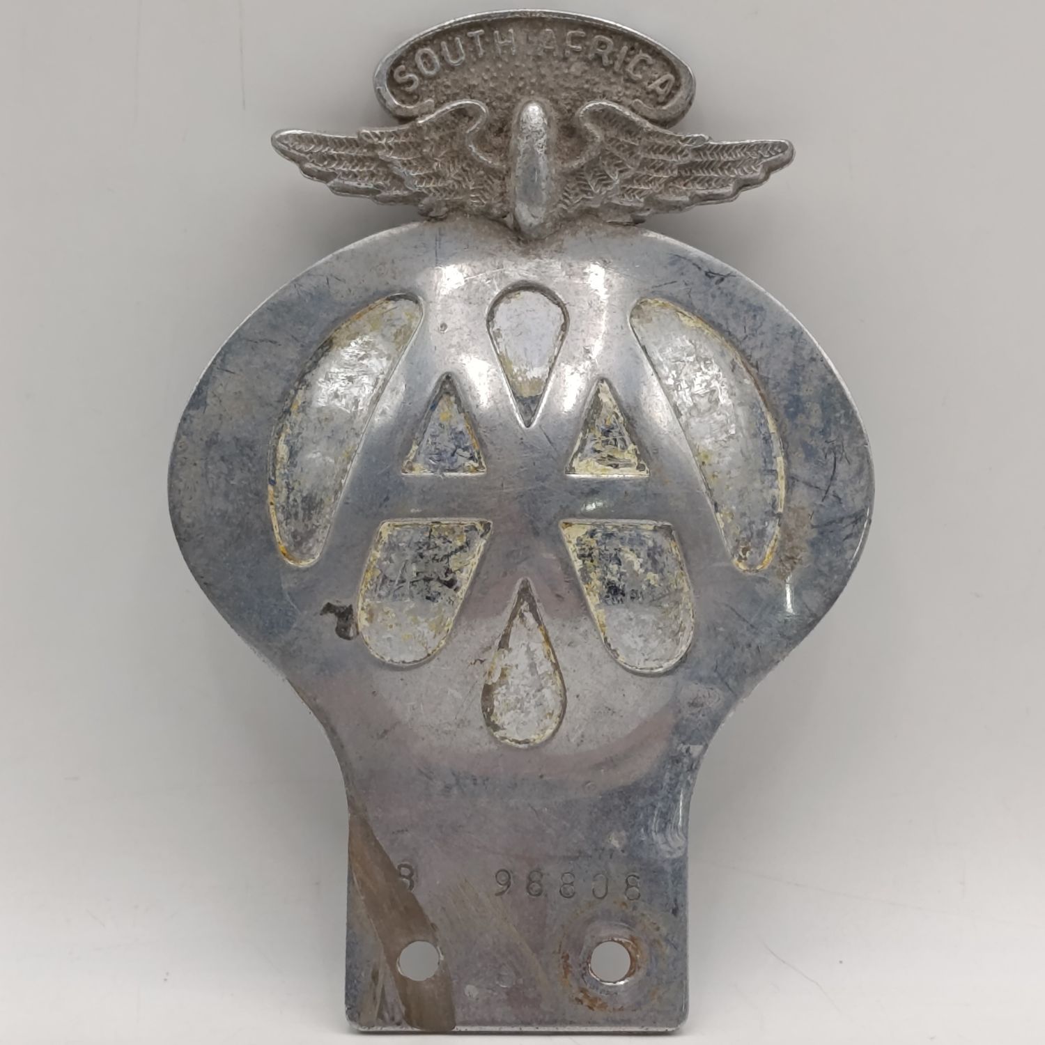Vintage South Africa AA car badge #B98808