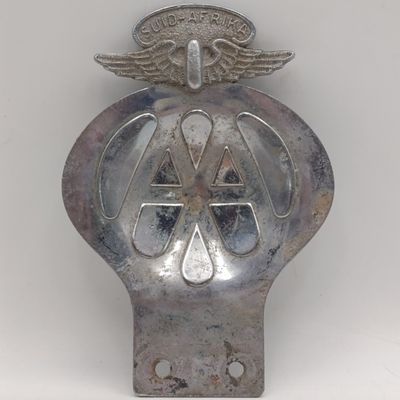 Vintage South Africa AA car badge #B98808