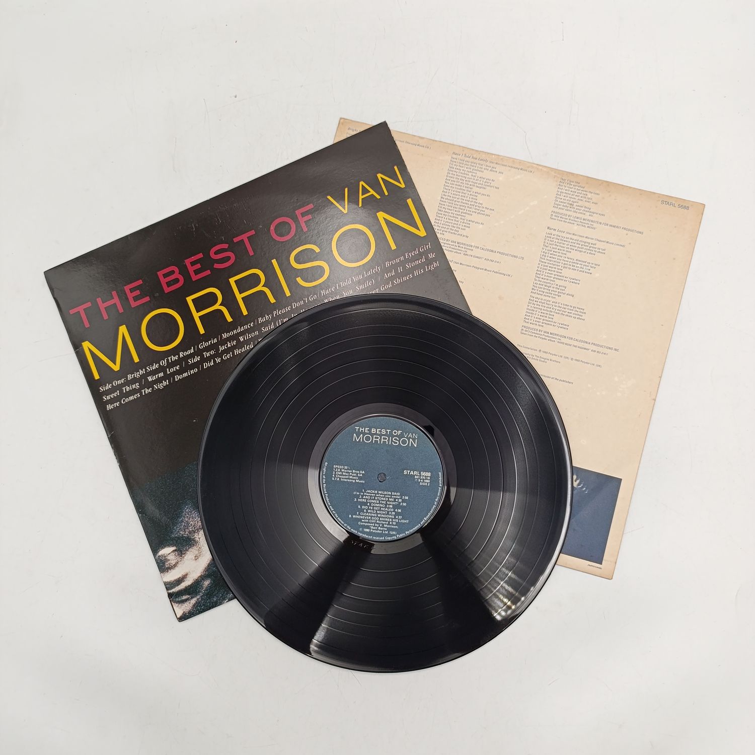 The Best of Van Morrison LP vinyl record - 1990 Polydor UK - STARL 5688