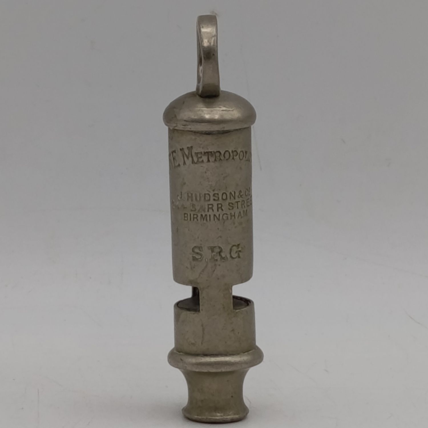 Vintage The Metropolitan Whistle - marked S.R.G - possibly southern Rhedesia Government