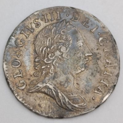 Great Britain 1762 George 3 Three pence AU+