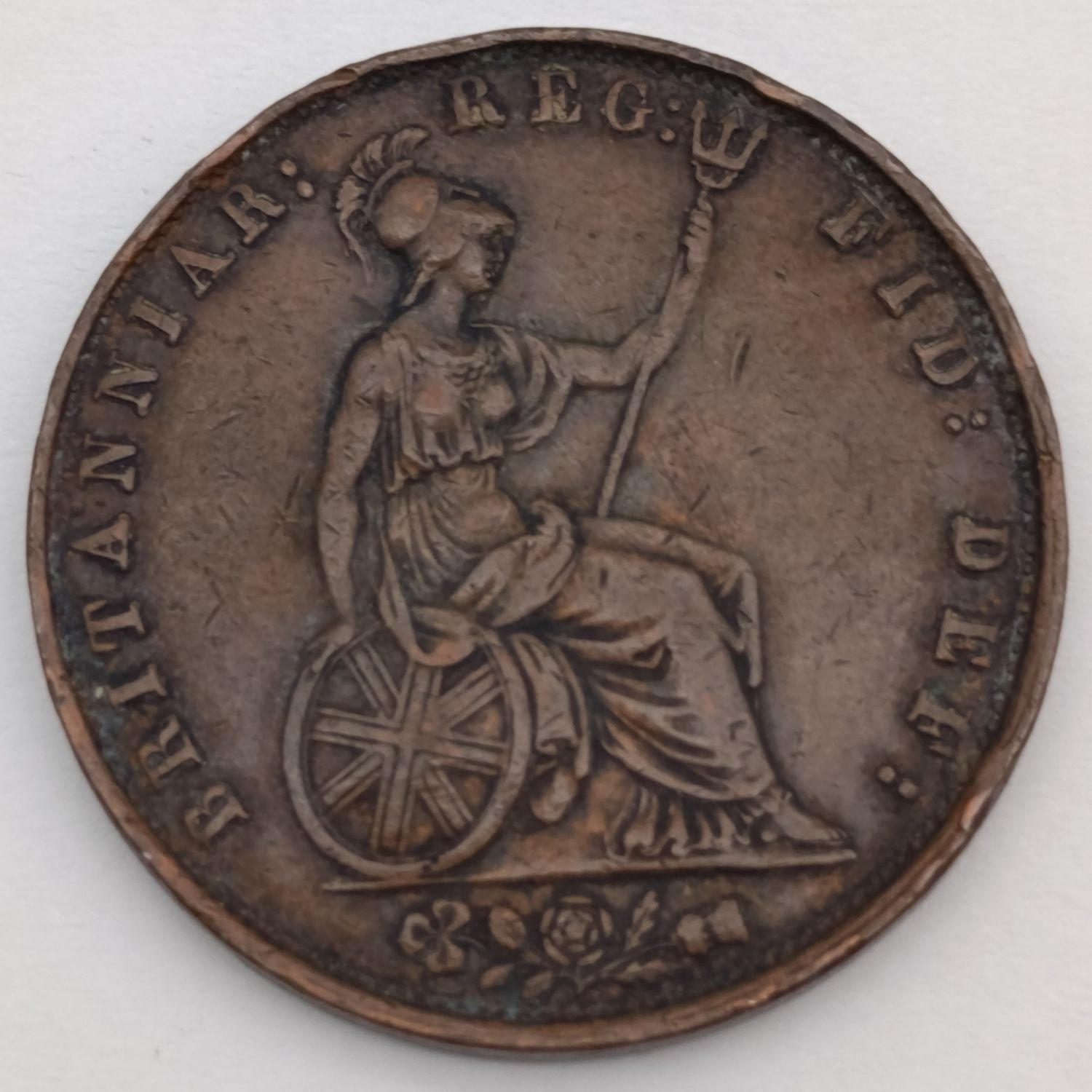 Great Britain 1853 half penny VF