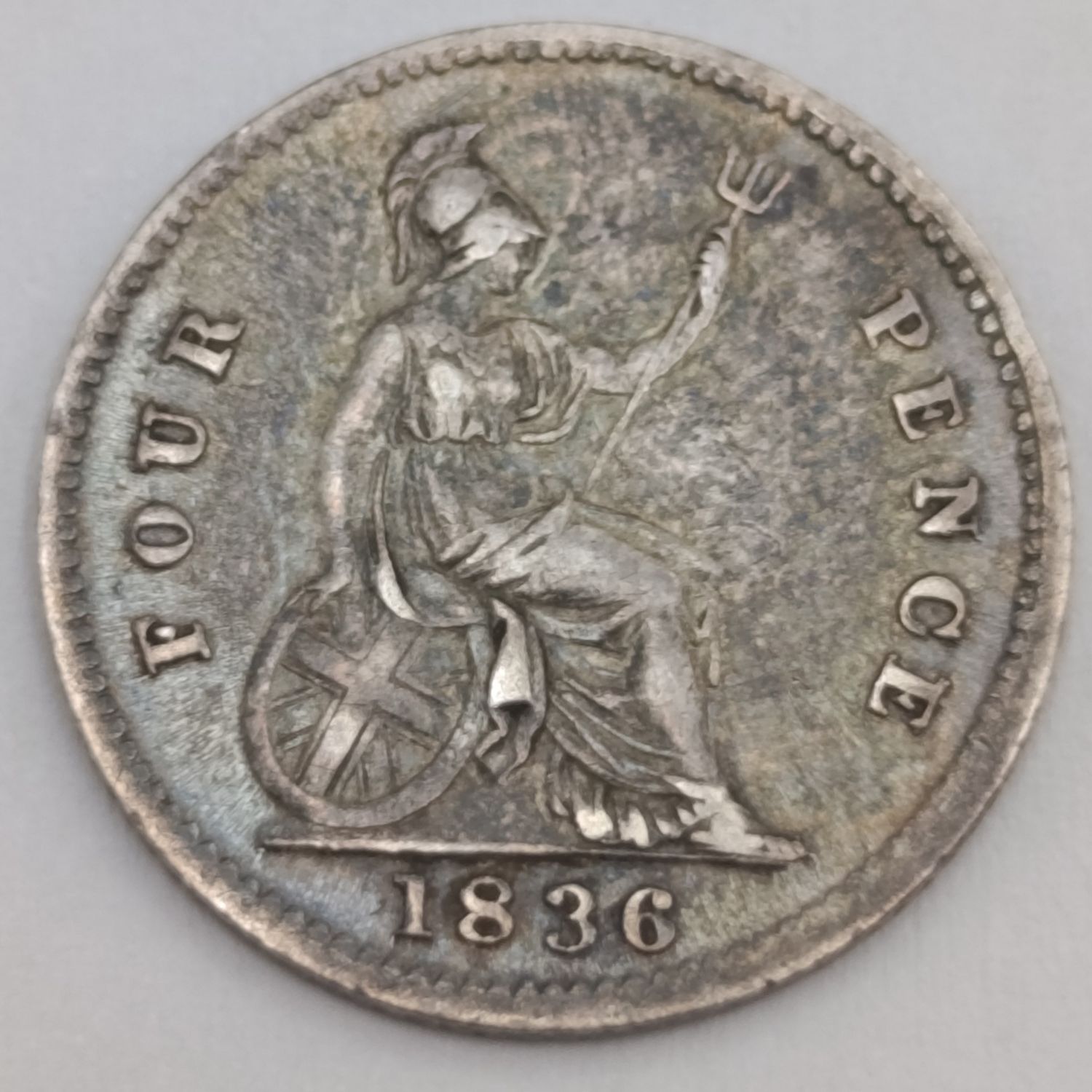 Great Britian 1836 Four pence XF+