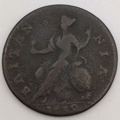 Great Britain 1730 half penny
