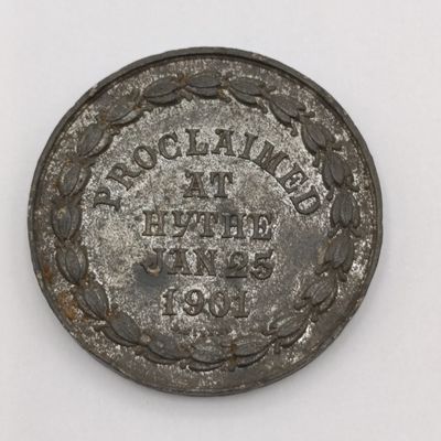 Great Britain Edward 7 Proclaimed as king medallion