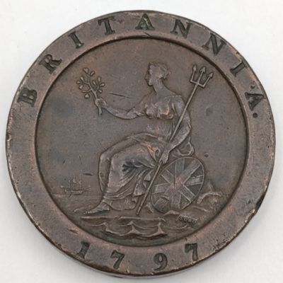 Great Britain 1797 George 3 Two pence XF+