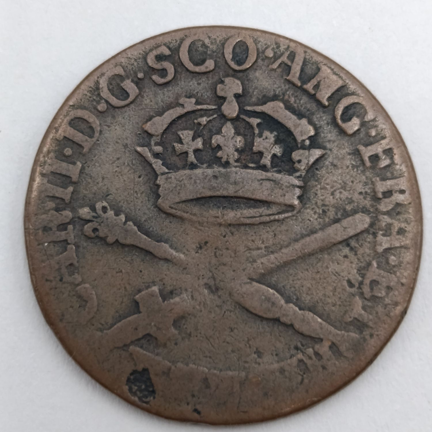 Scottish Turner Coin - Charles 2 - 1660-1685 - 2 pence