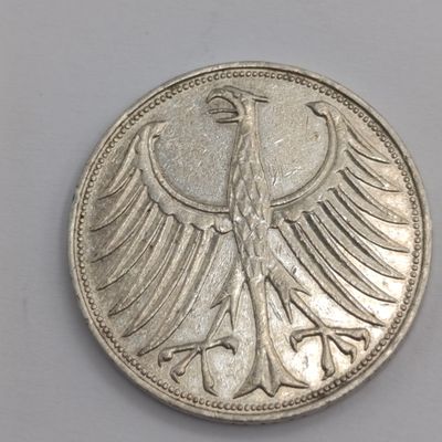 1964 J Germany 5 Mark XF+