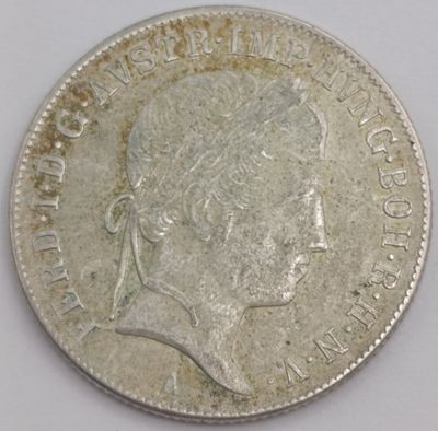 1848 Austria 20 Kreuzer AU+