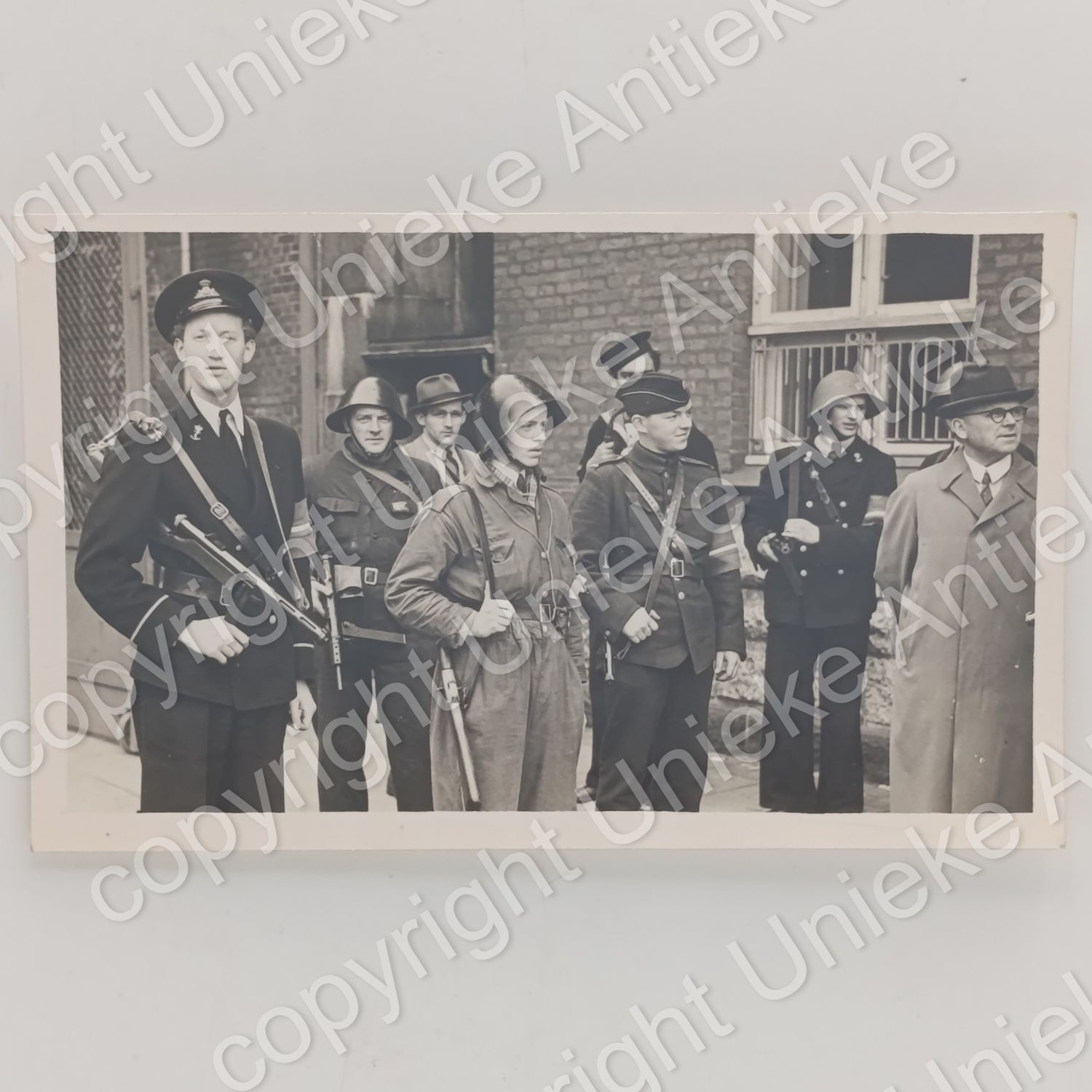 WW2 photo - Members of the Danish resistance movement - Taken in Copehagen