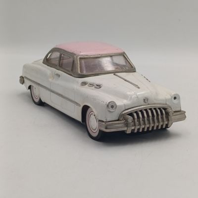 Vintage 1950's Buick Sedan tinplate friction toy car - some some pieces missing