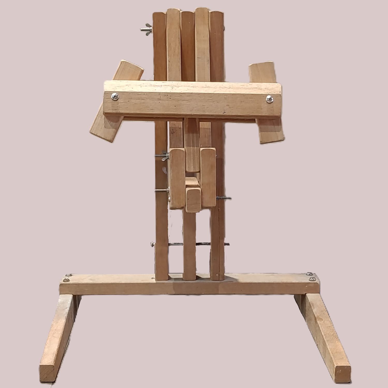 Vintage wooden foldable easel