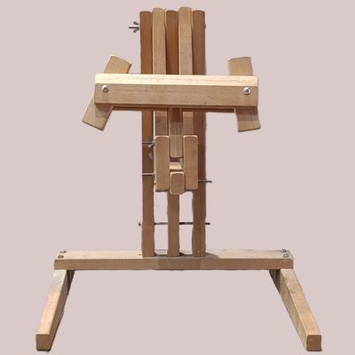 Vintage wooden foldable easel