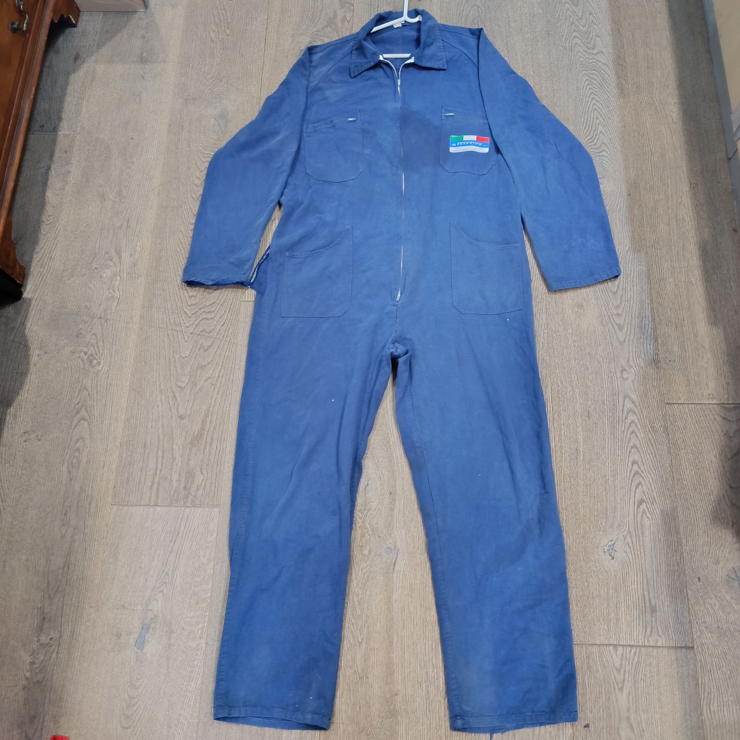 Vintage Off.Patavium S.P.A denim overall of mechanic