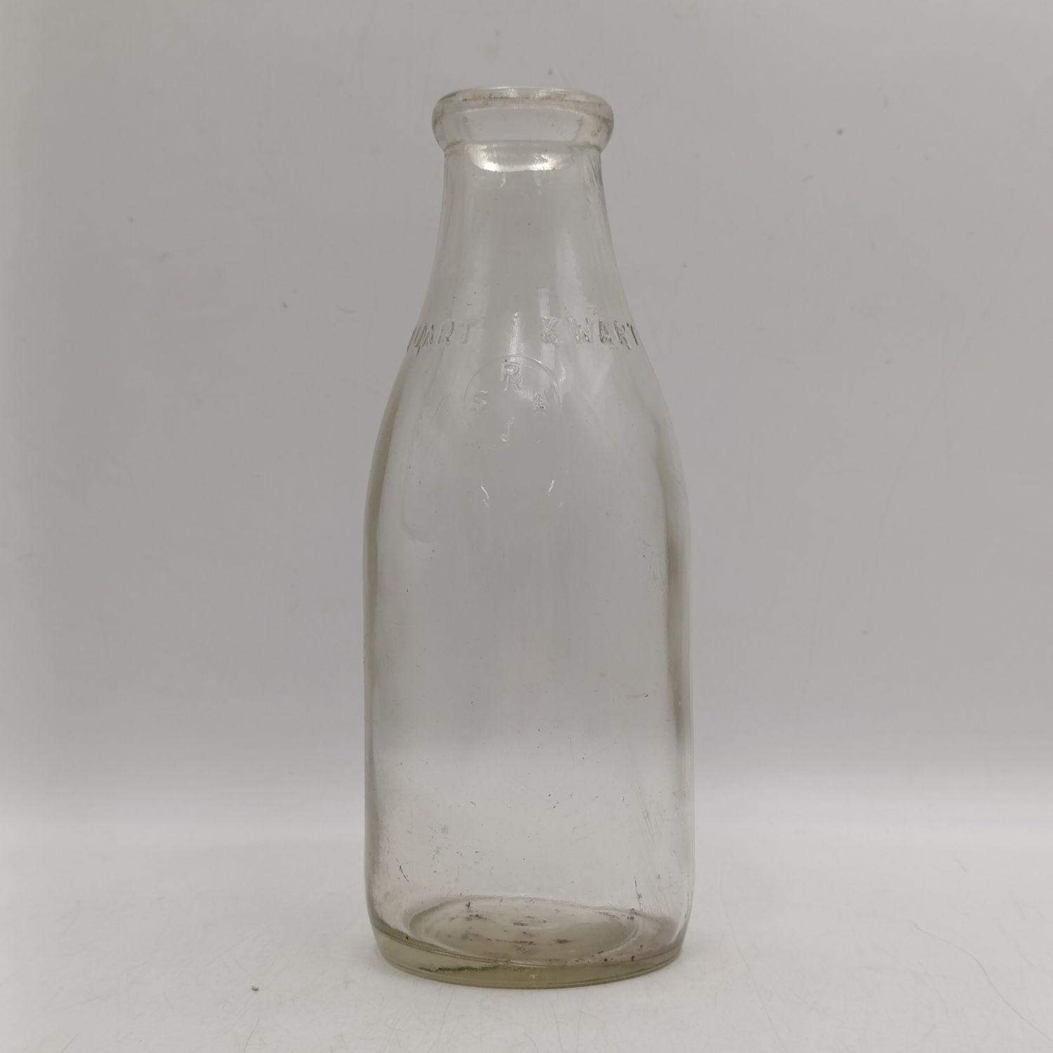 Vinmtage RSAJ Quart glass milk bottle