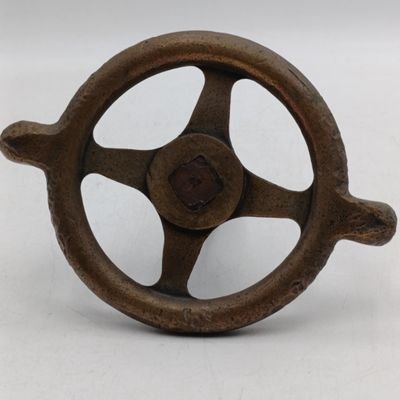 Vintage SA Railways brass boiler valve handwheel - marked SAR-SAS