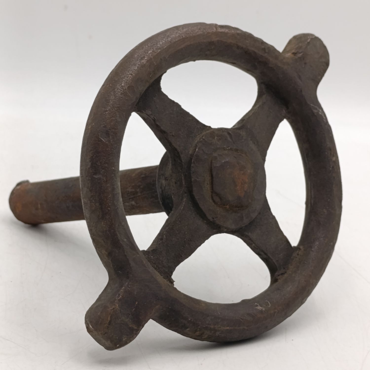 Vintage SA Railways brass boiler valve handwheel - no marking